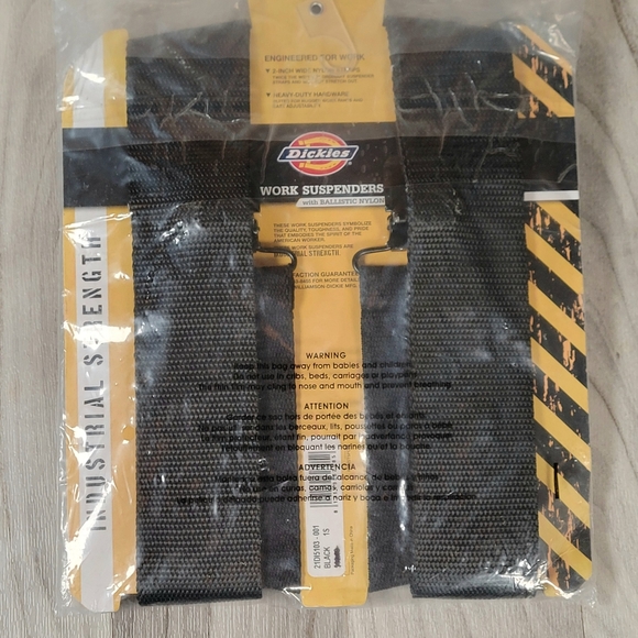 Dickies Men's Work Suspenders 1S (one size) - Picture 2 of 6